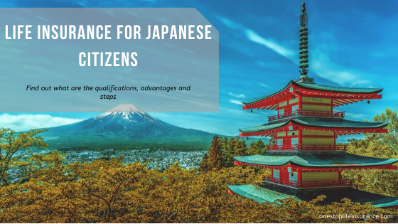 Image with wording Life insurance Japanese citizens